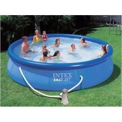 Intex Easy-set medence 457cm x 84 cm + vízforgató